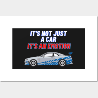 IT'S NOT JUST A CAR IT'S AN EMOTION { Fast and furious r34 } Posters and Art